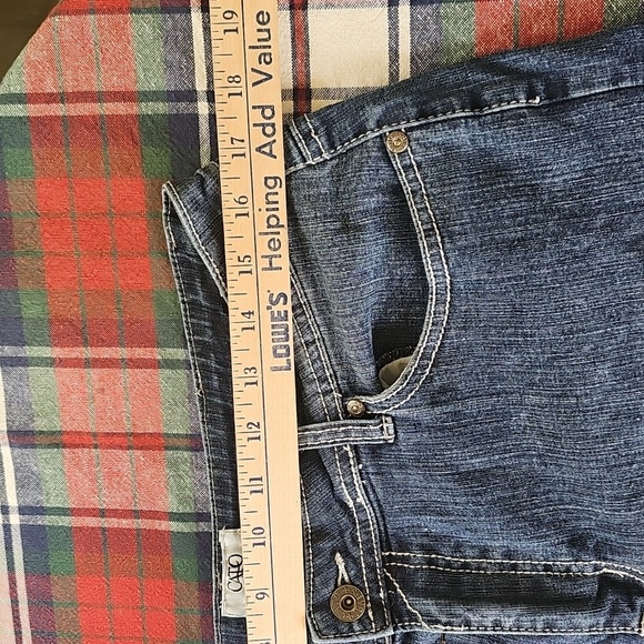 Cato Bermuda Shorts SZ 14 Ladies Denim - Picture 2 of 8